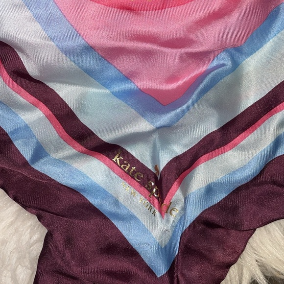 Kate Spade French Inspired Silk Square Scarf - Picture 3 of 7